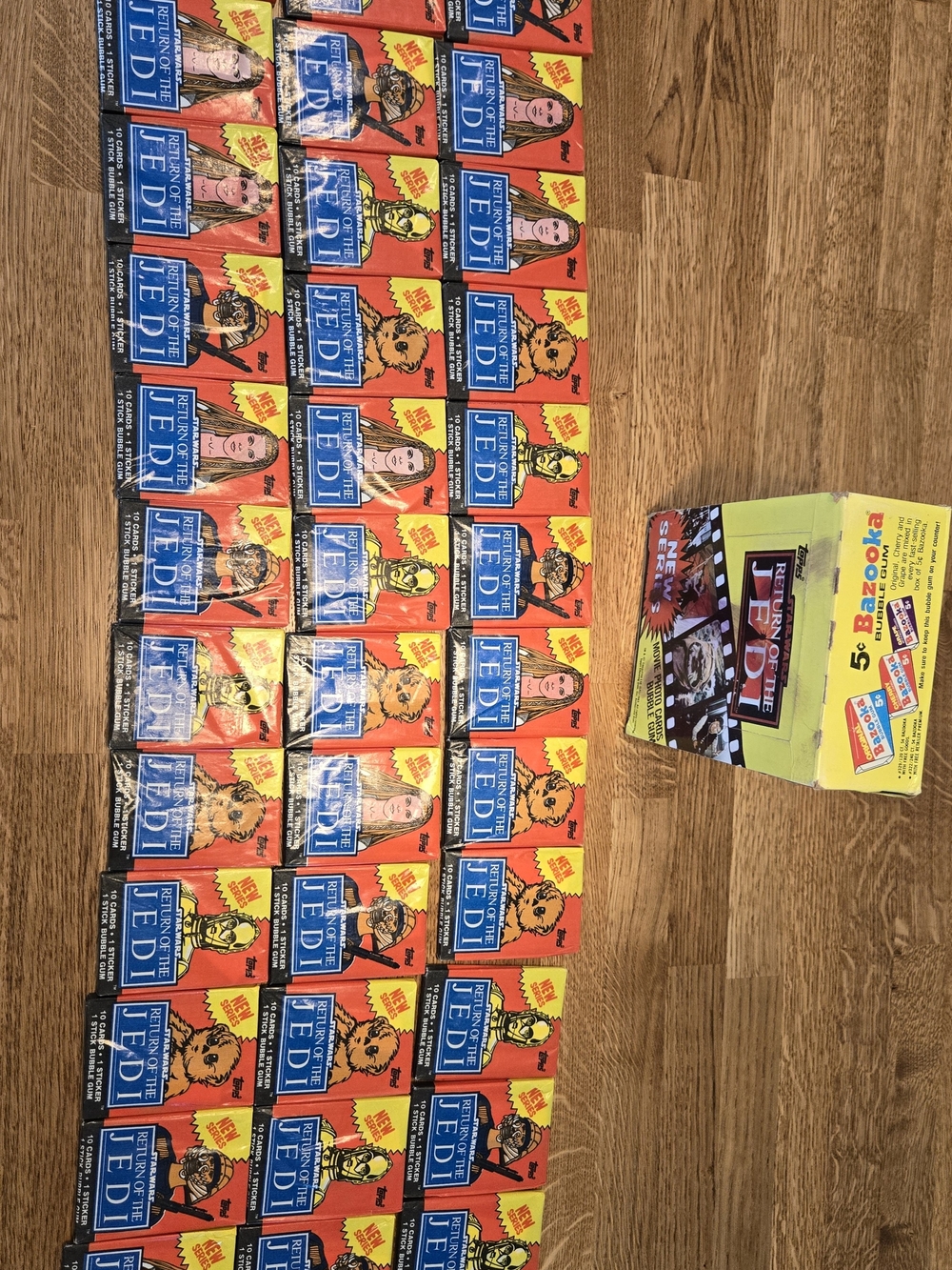 Star Wars Return of the Jedi 36 Sealed Packs